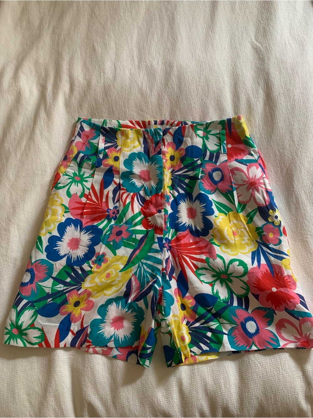 Boden Multicolor Floral Bermuda Shorts